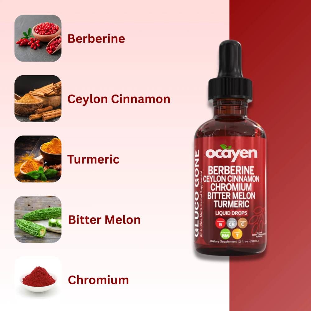 Ocayen Berberine + Ceylon Cinnamon Regulator Drops