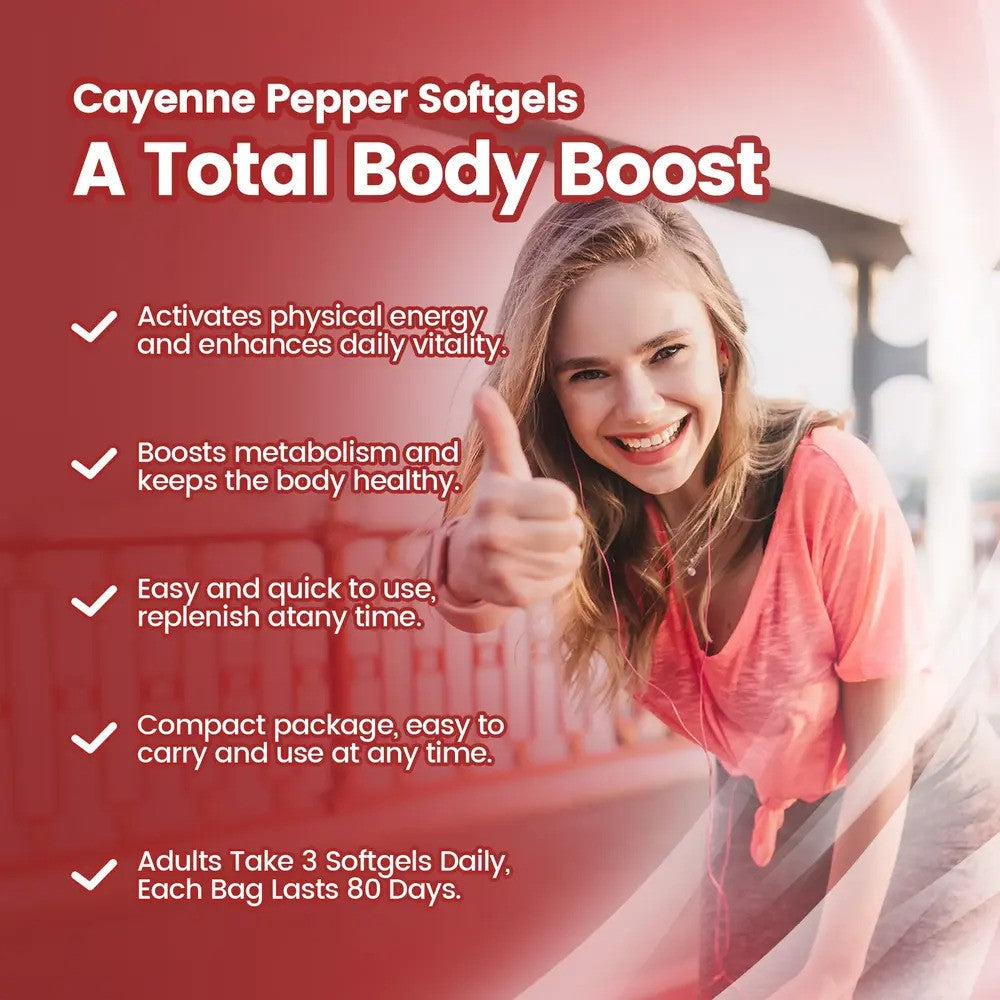 Ocayen Cayenne Pepper Softgels Supplement
