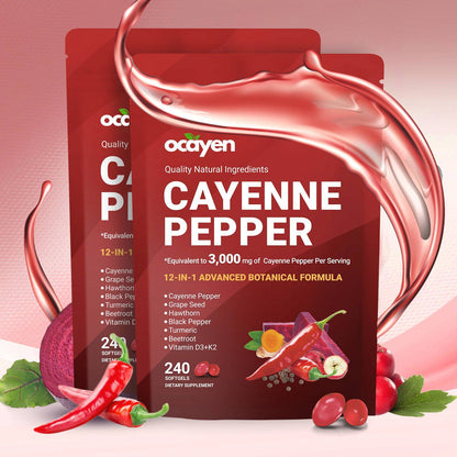Ocayen Cayenne Pepper Softgels Supplement