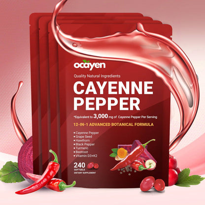 Ocayen Cayenne Pepper Softgels Supplement