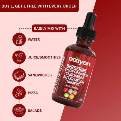 Ocayen Berberine + Ceylon Cinnamon Regulator Drops
