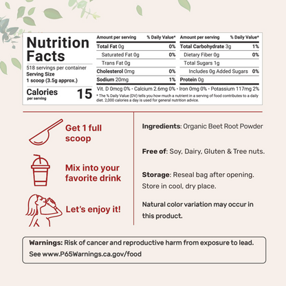 Ocayen Beet Root Powder